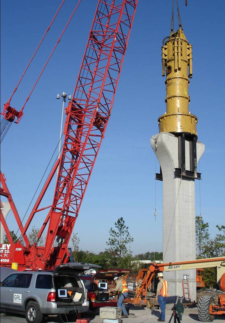 APE hammer used at new bridge